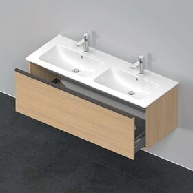 Duravit Waschtischunterbau D-NEO 440x1280x462mm, 1 Auszug eiche natur