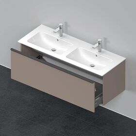 Duravit Waschtischunterbau D-NEO 440x1280x462mm, 1 Auszug basalt matt