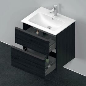 Duravit Waschtischunterbau D-NEO 1 Ausz. 1 Schubk. 625x610x462mm Ei sw