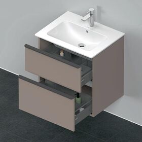 Duravit Waschtischunterbau D-NEO 1 Ausz. 1 Schubk. 625x610x462mm bas matt