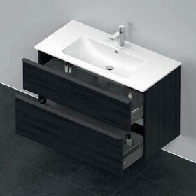 Duravit Waschtischunterbau D-NEO 1 Ausz. 1 Schubk. 625x1010x462mm Ei sw