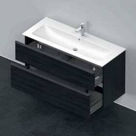 Duravit Waschtischunterbau D-NEO 1 Ausz. 1 Schubk. 625x1210x462mm Ei sw
