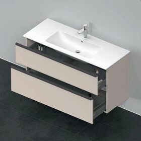 Duravit Waschtischunterbau D-NEO 1 Ausz. 1 Schubk. 625x1210x462mm taupe