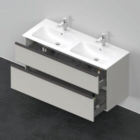 Duravit Waschtischunterbau D-NEO 625x1280x462mm 1 Ausz. 1 Schubk bet-gr m