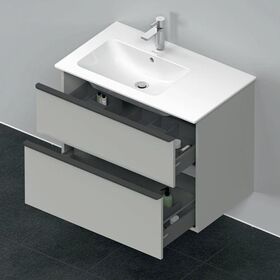 Duravit Waschtischunterbau D-NEO 625x810x462mm 1 Ausz. 1 Schubk bet-gr ma