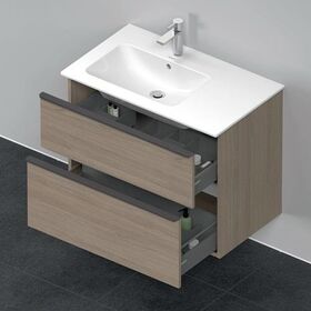 Duravit Waschtischunterbau D-NEO 625x810x462mm 1 Ausz. 1 Schubk. Ei terra