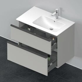 Duravit Waschtischunterbau D-NEO 625x810x462mm 1 Ausz. 1 Schubk bet-gr ma