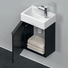 Duravit Waschtischunterbau D-NEO 440x364x222mm 1 Tür Türanschl li Ei sw