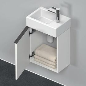 Duravit Waschtischunterbau D-NEO 440x364x222mm 1 Tür Türanschl li we matt