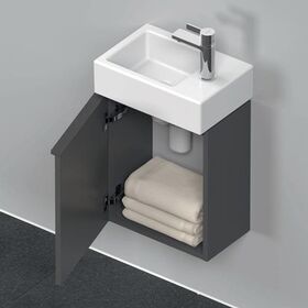 Duravit Waschtischunterbau D-NEO 440x364x222mm 1 Tür Türanschl li grap ma