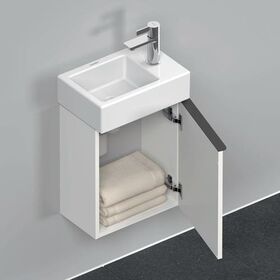Duravit Waschtischunterbau D-NEO 440x364x222mm 1 Tür Türanschl re we matt