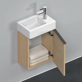 Duravit Waschtischunterbau D-NEO 440x364x222mm 1 Tür Türanschl re Ei na