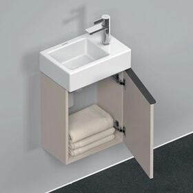 Duravit Waschtischunterbau D-NEO 440x364x222mm 1 Tür Türanschl re taupe