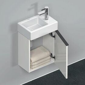 Duravit Waschtischunterbau D-NEO 440x364x222mm 1 Tür Türanschl re we hgl