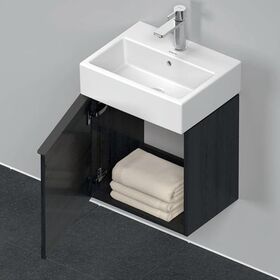 Duravit Waschtischunterbau D-NEO 440x434x322mm 1 Tür Türanschl li Ei sw