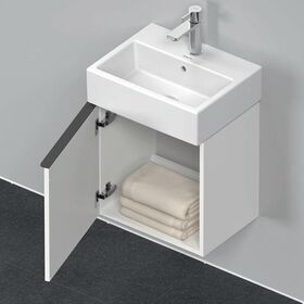 Duravit Waschtischunterbau D-NEO 440x434x322mm 1 Tür Türanschl li we matt