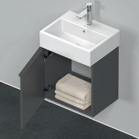 Duravit Waschtischunterbau D-NEO 440x434x322mm 1 Tür Türanschl li grap ma