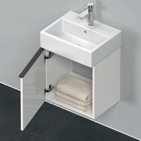 Duravit Waschtischunterbau D-NEO 440x434x322mm 1 Tür Türanschl li we hgl