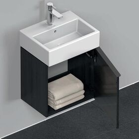 Duravit Waschtischunterbau D-NEO 440x434x322mm 1 Tür Türanschl re Ei sw