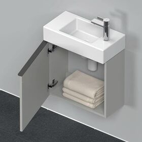 Duravit Waschtischunterbau D-NEO 440x484x222mm 1 Tür TA li betongr ma