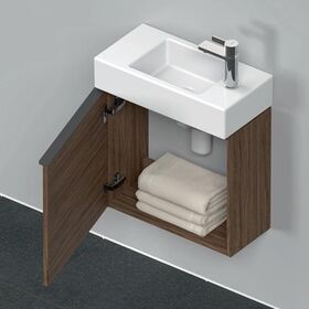 Duravit Waschtischunterbau D-NEO 440x484x222mm 1 Tür Türanschl li NB dkl