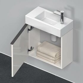 Duravit Waschtischunterbau D-NEO 440x484x222mm 1 Tür Türanschl li we hgl