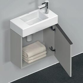 Duravit Waschtischunterbau D-NEO 440x484x222mm 1 Tür TA re betongr ma