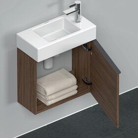 Duravit Waschtischunterbau D-NEO 440x484x222mm 1 Tür Türanschl re NB dkl