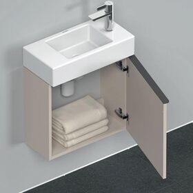 Duravit Waschtischunterbau D-NEO 440x484x222mm 1 Tür Türanschl re taupe