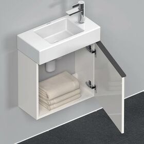 Duravit Waschtischunterbau D-NEO 440x484x222mm 1 Tür Türanschl re we hgl