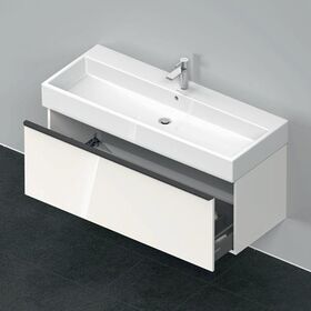 Duravit Waschtischunterbau D-NEO 1 Auszug 440x1184x442mm weiß hochglanz