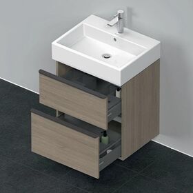 Duravit Waschtischunterbau D-NEO 1 Ausz. 1 Schubk. 625x584x442mm Ei terra