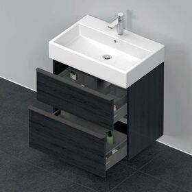 Duravit Waschtischunterbau D-NEO 1 Ausz. 1 Schubk. 625x684x442mm Ei sw