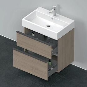 Duravit Waschtischunterbau D-NEO 1 Ausz. 1 Schubk. 625x684x442mm Ei terra