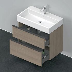 Duravit Waschtischunterbau D-NEO 1 Ausz. 1 Schubk. 625x784x442mm Ei terra
