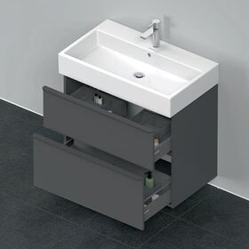 Duravit Waschtischunterbau D-NEO 1 Ausz. 1 Schubk. 625x784x442mm grap ma