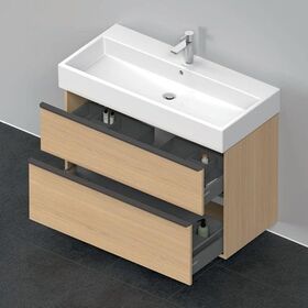 Duravit Waschtischunterbau D-NEO 1 Ausz. 1 Schubk. 625x984x442mm Ei natur