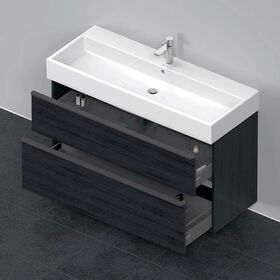 Duravit Waschtischunterbau D-NEO 1 Ausz. 1 Schubk. 625x1184x442mm Ei sw