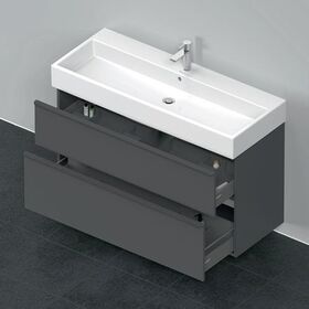 Duravit Waschtischunterbau D-NEO 1 Ausz. 1 Schubk. 625x1184x442mm grap ma