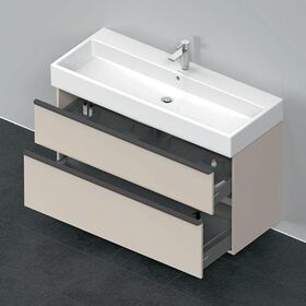 Duravit Waschtischunterbau D-NEO 1 Ausz. 1 Schubk. 625x1184x442mm taupe