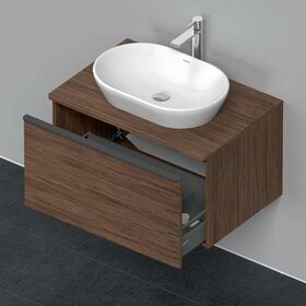 Duravit Waschtischunterbau D-NEO 1 Auszug 459x800x550mm nussbaum dunkel