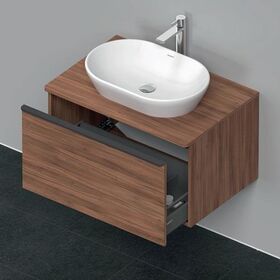 Duravit Waschtischunterbau D-NEO 1 Auszug 459x800x550mm nussbaum natur