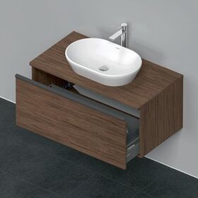 Duravit Waschtischunterbau D-NEO 1 Auszug 459x1000x550mm nussbaum dunkel