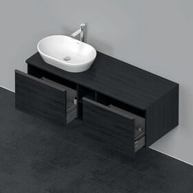 Duravit Waschtischunterbau D-NEO 459x1400x550mm 2 Au Be li eiche schwarz
