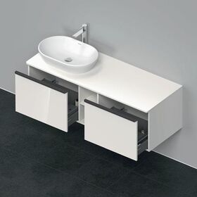 Duravit Waschtischunterbau D-NEO 459x1400x550mm 2 Au Be li weiß hochglanz