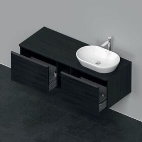 Duravit Waschtischunterbau D-NEO 459x1400x550mm 2 Au Be re eiche schwarz