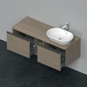 Duravit Waschtischunterbau D-NEO 459x1400x550mm 2 Au Be re eiche terra