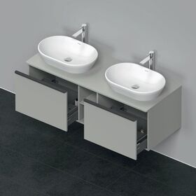 Duravit Waschtischunterbau D-NEO 459x1400x550mm 2 Au Be beids betongr ma