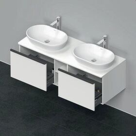 Duravit Waschtischunterbau D-NEO 459x1400x550mm 2 Au Be beids weiß matt