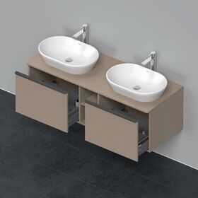 Duravit Waschtischunterbau D-NEO 459x1400x550mm 2 Au Be beidseitig leinen